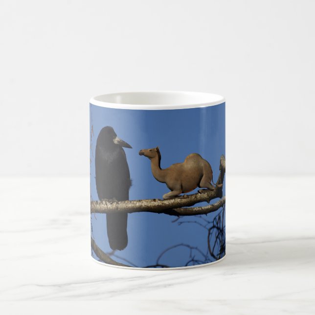 Surprised Crow Coffee Mug (Center)