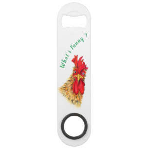 Surprised Curious Rooster
