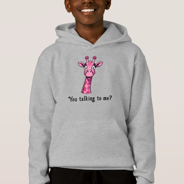 Surprised Cute Pink Giraffe (Front)