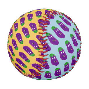 Surprised Eggplant by Kenneth Yoncich Baseball