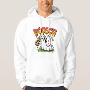 Surprised Ghost with Boo Brew Slime Hoodie