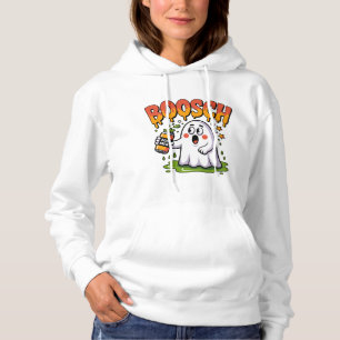 Surprised Ghost with Boo Brew Slime Hoodie