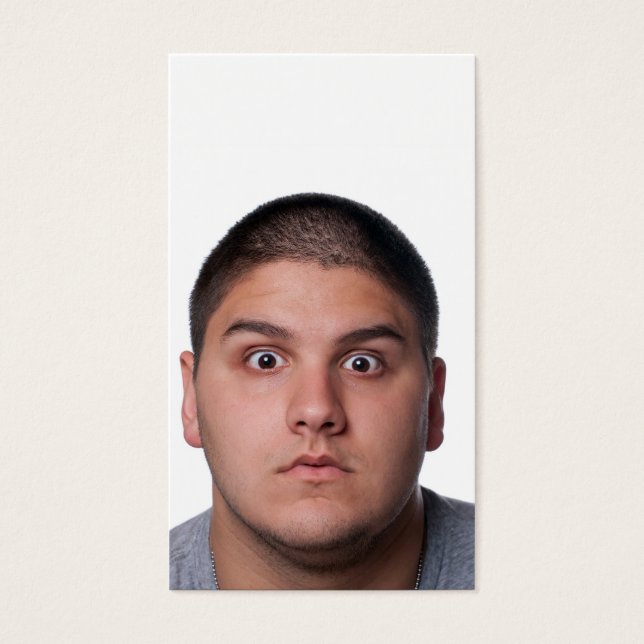 Surprised Man's Face (Front)