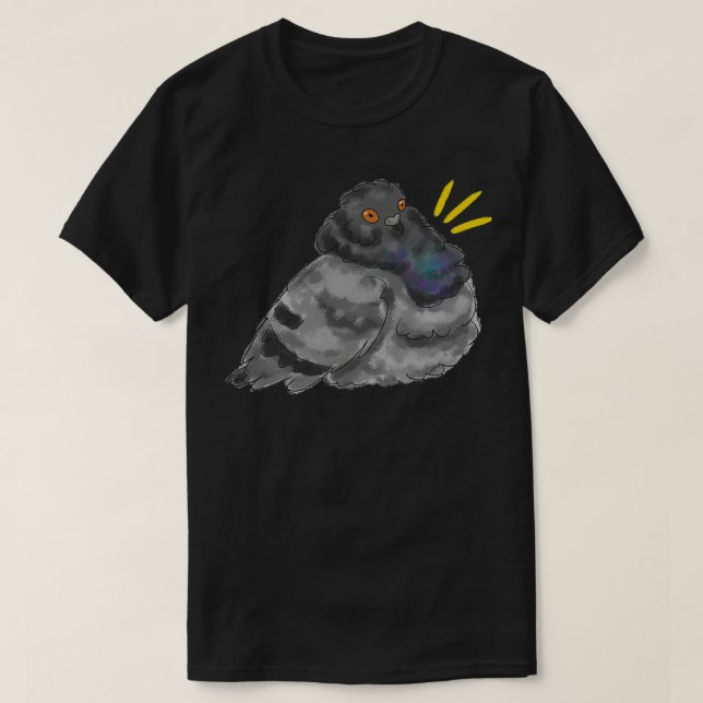 Surprised Pigeon 2 T-Shirt (Design Front)