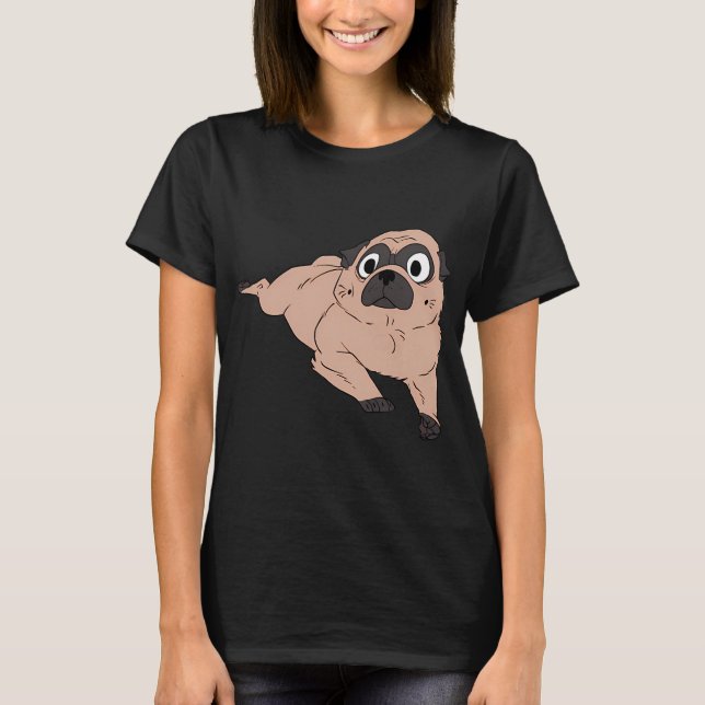 Surprised Pug T-Shirt (Front)