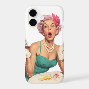 Surprised Retro Glamour Lady