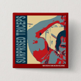 Surprised triceps! 2 inch square button