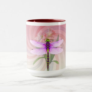 Surreal 60’s Theme Dragon Fly Mug