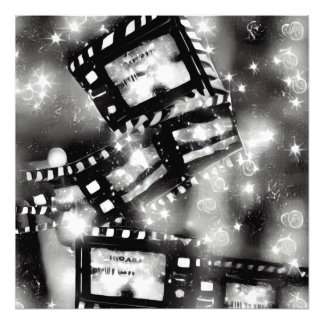 Surreal Abstract Film Strips Photo Print