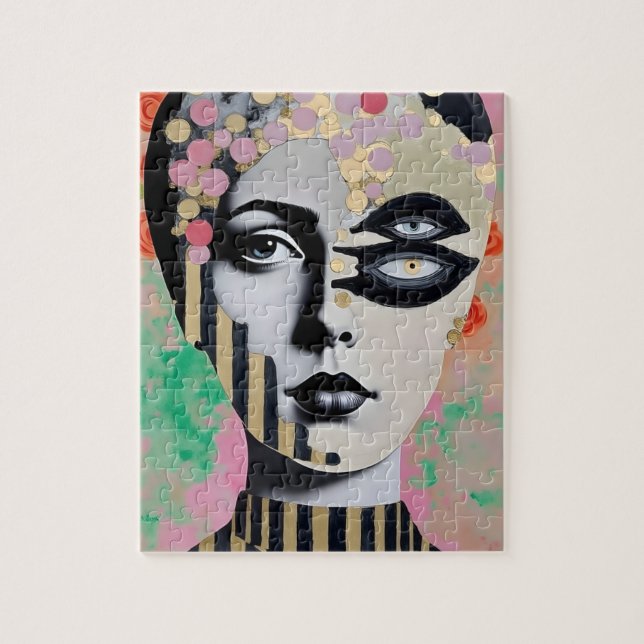 surreal abstract woman jigsaw puzzle (Vertical)