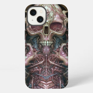 Surreal Anatomy Skull Horror Sci-Fi Art iPhone 13 Case