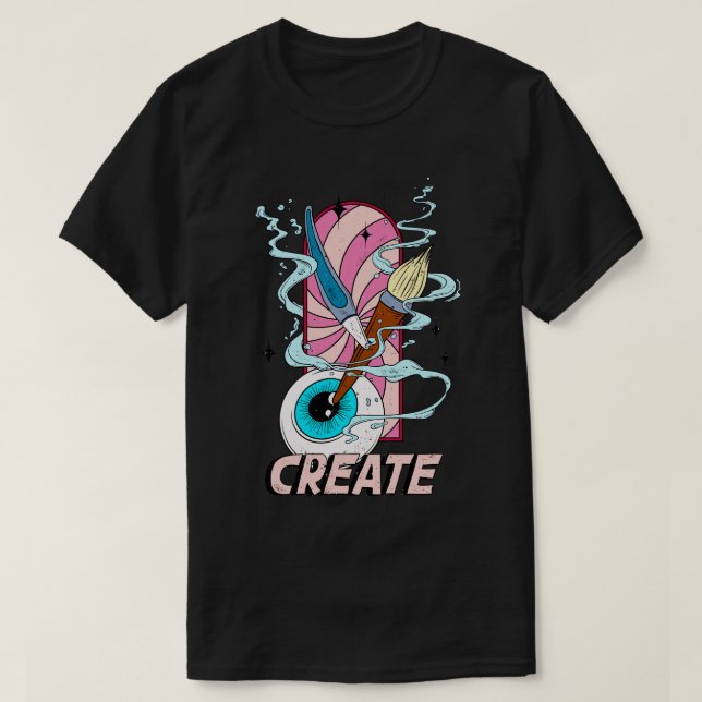Surreal Artists Creative Creator Art T-Shirt (Design Front)