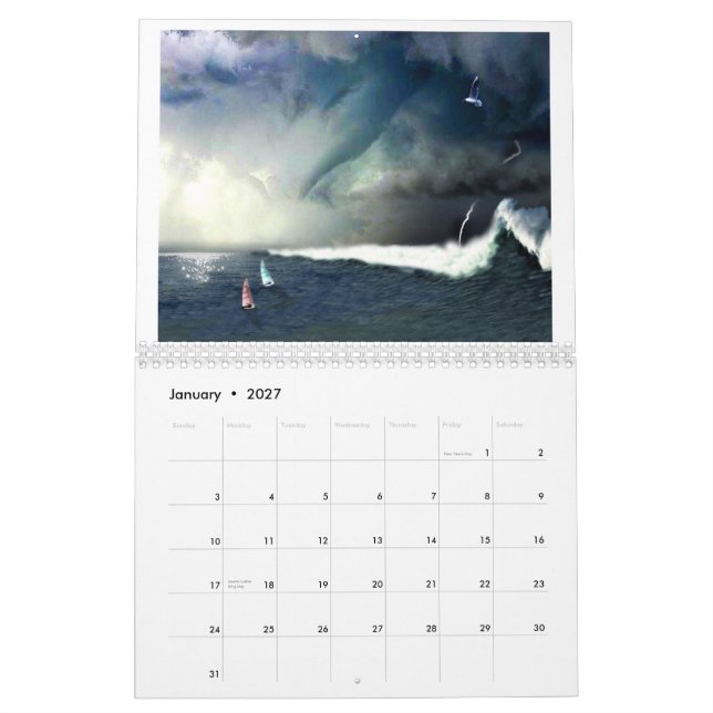 SURREAL CALENDAR (Jan 2027)