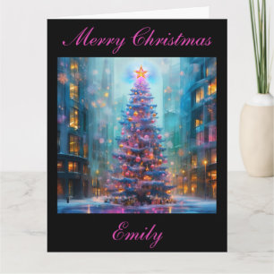 Surreal Christmas in the City Card