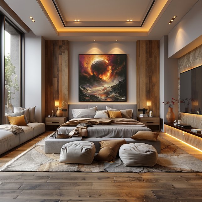 Surreal cosmic cataclysm poster (Creator Uploaded)