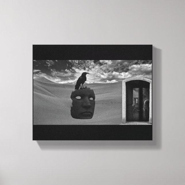 Surreal Death Desert Canvas Print (Front)
