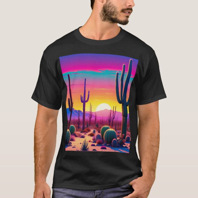 Surreal Desert Mirage T-Shirt (Front)
