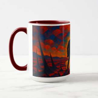 Surreal Dreamscape Mug – A Visionary Sip of Imagin