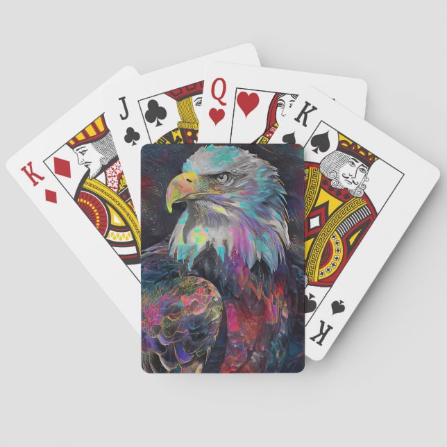 Surreal Eagle Playing Cards (Back)
