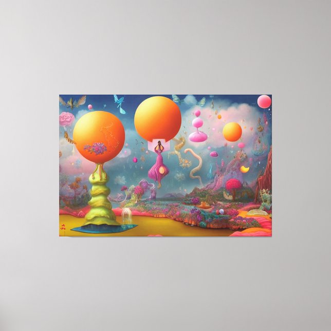 Surreal Enchantment Luxury Canvas Print (Front)