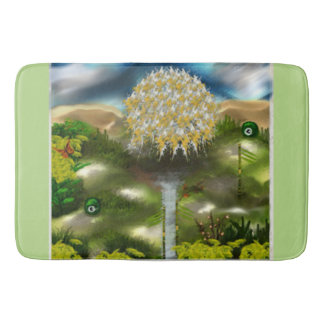 Surreal Eyes Dream of Dandelions Bath Mat