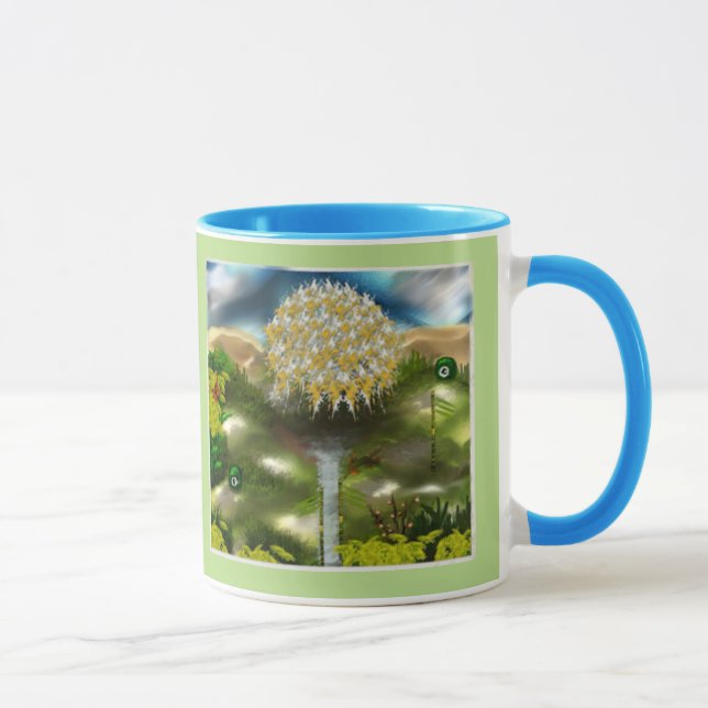 Surreal Eyes Dream of Dandelions Mug (Right)
