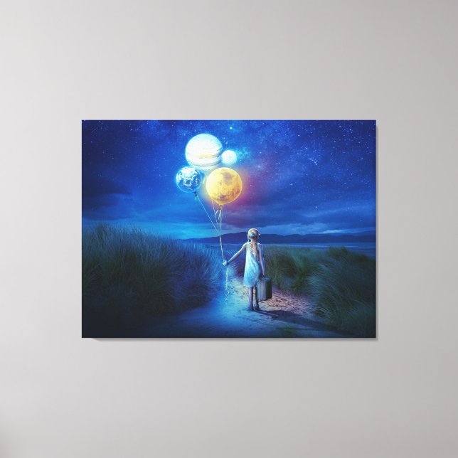 Surreal Fantasy Child  Canvas Print (Front)
