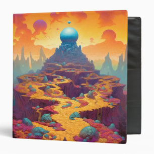Surreal Fantasy City Binder