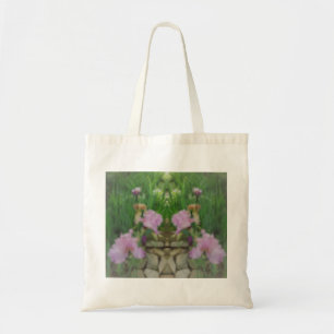 Surreal Fantasy Iris Floral Path Tote Bag