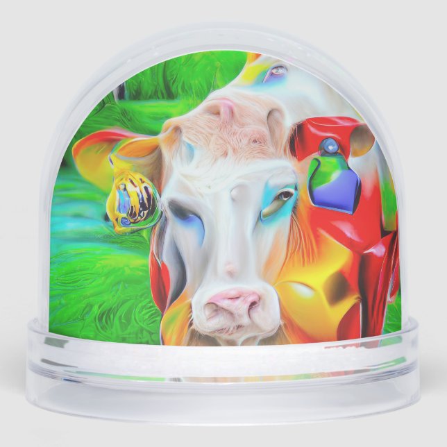 Surreal Farm Art Snowglobe (Front)
