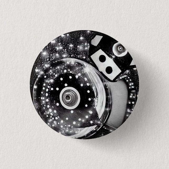 Surreal Film Reel 1 Inch Round Button (Front)