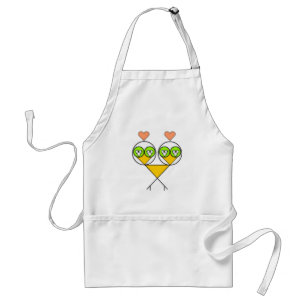 Surreal Fractal Lovebirds Apron
