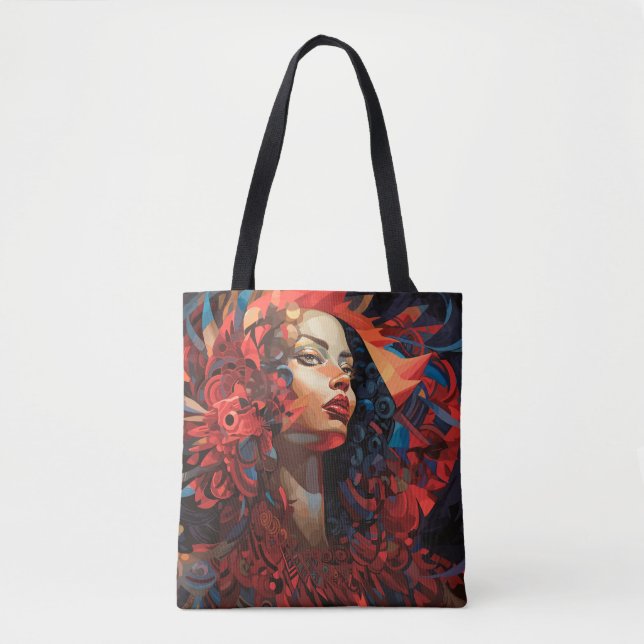 Surreal Fusion Tote Bag (Front)