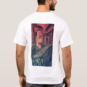 Surreal Geometry T-Shirt Inspired by Manifold Gard