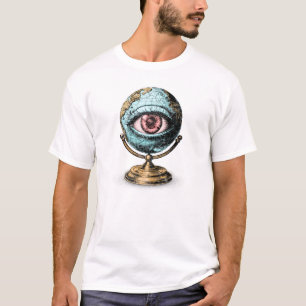 Surreal Globe Vision – The Eye of Perception T-Shirt