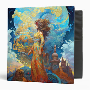 Surreal Goddess Queen Fantasy Art Binder