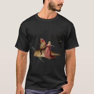 Surreal Hieronymus Bosch Fish Rider T-Shirt