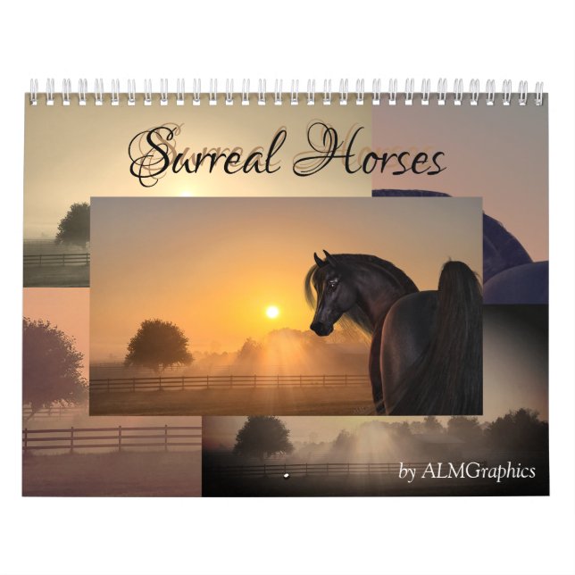 Surreal Horses 2.0 - customizable Calendar (Cover)