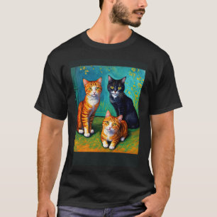 Surreal Impressionistic Cat Impressionism Cats  2 T-Shirt