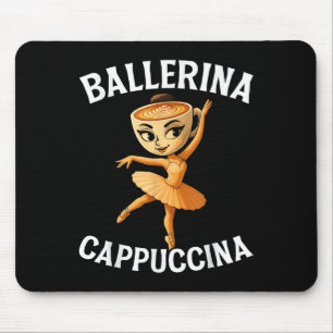 Surreal Italian Brainrot Meme Ballerina Cappuccina Mouse Pad