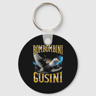 Surreal Italian Brainrot Meme Bombombini Gusini Fu Keychain