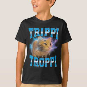 Surreal Italian Brainrot Meme Trippi Troppi Cat Fu T-Shirt