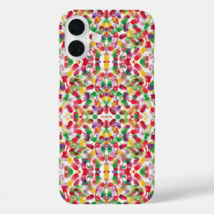 Surreal Kaleidoscope Ice Pop Art iPhone 16 Plus Case