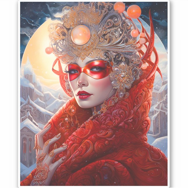 Surreal Lady Fantasy Art (Front)