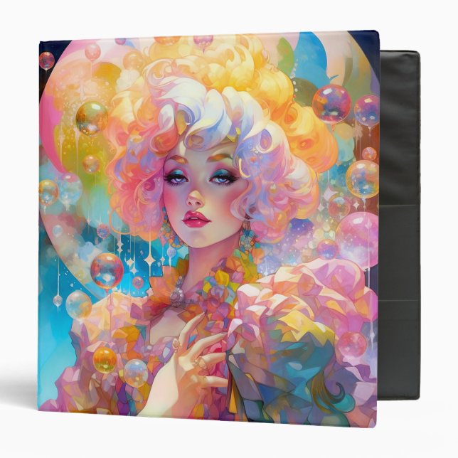 Surreal Lady Fantasy Art Binder (Front/Inside)