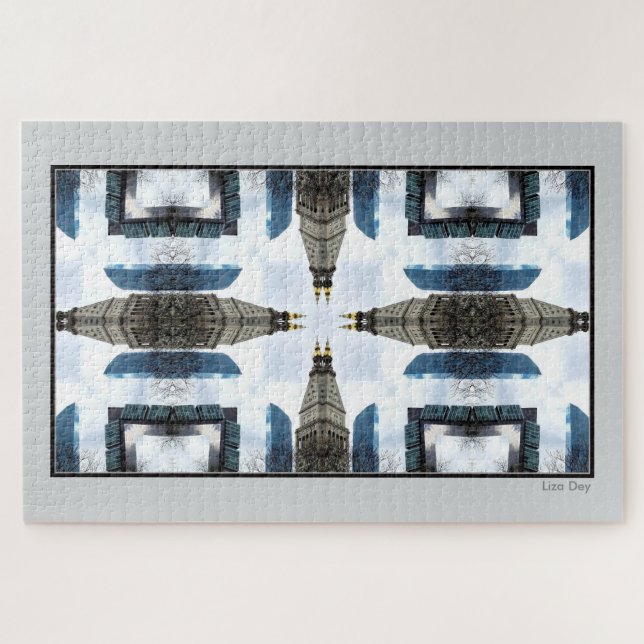 Surreal Landmark Abstrait Jigsaw Puzzle 2 (Horizontal)