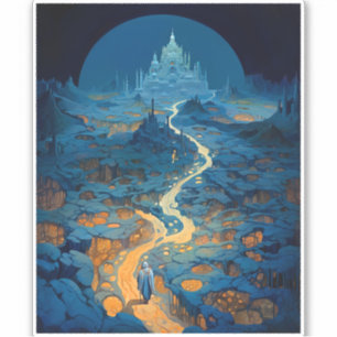 Surreal Landscape Castle Fantasy Art