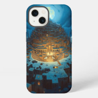 Surreal Landscape City Maze Fantasy Art