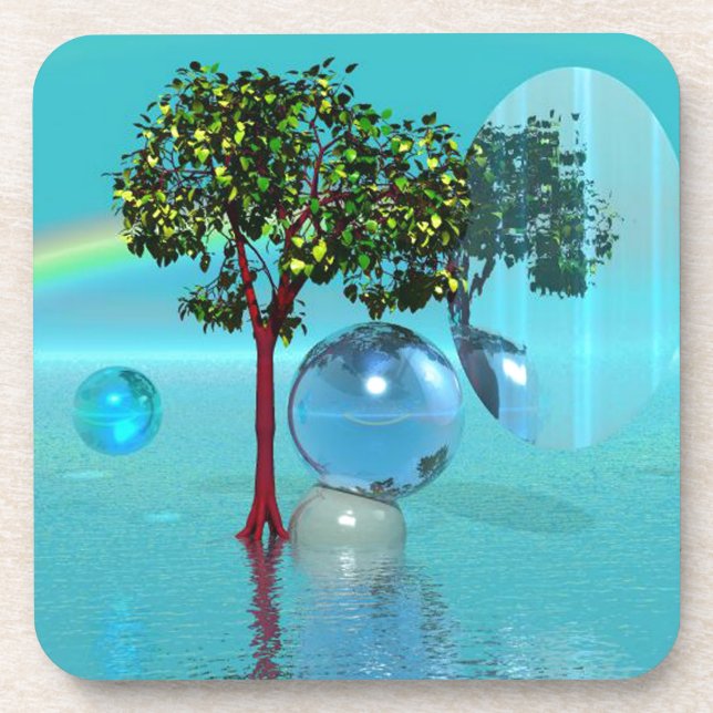 Surreal Landscape Coaster (Front)