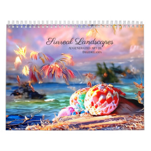 Surreal Landscape Colourful Nature Fantasy Paintin Calendar
